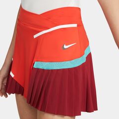 Юбка теннисная Nike Dri-Fit Spring Court Skirt W - habanero red/pomegranate/white