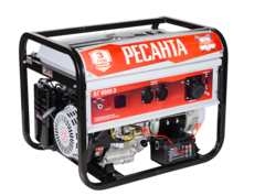 Электрогенератор Ресанта БГ 8000 Э - [6,5 кВт / 220V] эл. старт