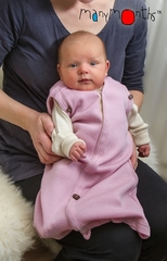 Спальный мешок для новорожденных,  0-3/4 мес (44-56/62 см), Нежно-розовый