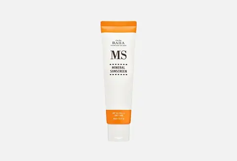 COS DE BAHA Успокаивающий минеральный солнцезащитный крем Sun Mineral Sunscreen SPF50+ PA++++ (45 мл)