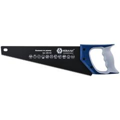 ОПТСНАБТОРГ | Ножовка по дереву КОБАЛЬТ 400 мм, 7 TPI, тефлоновое покрытие закаленный зуб, 3D-заточка, двухкомпонентная рукоятка (246-142)