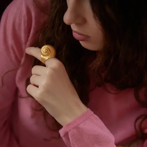Кольцо Ракушка