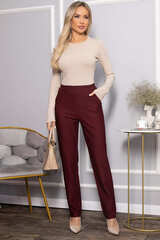 Брюки Беззаботное путешествие (бордовые) Б14388-16М LT Collection