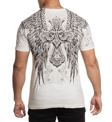 Affliction | Футболка мужская Kingdom Tee A26992 сзади