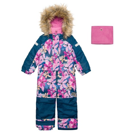 Зимний комбинезон Deux par Deux F10 T721 013 (манишка в подарок!)