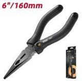 Удлиненные плоскогубцы "Home Series Black" Deli HT2106  160мм, эксклюзивный дизайн, рукоятка из высококачественного софттач пластика