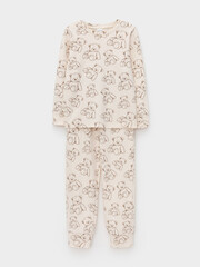 пижама  для девочки  К 1552/айвори,плюшевые мишки