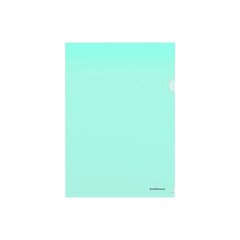 
          Папка-уголок Erich Krause, A4, 220х310 мм, 160 мкм, пластик,зеленая "Glossy Classic"