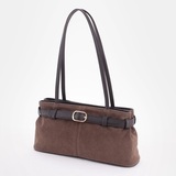 Сумка Саломея 215 эко-замша шоколад
