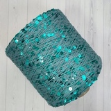 Пряжа Shine Paillettes 63136 трилистник