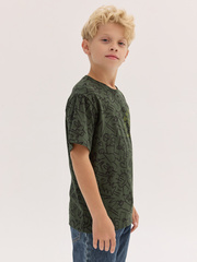 220012C-36 Футболка для мальчика, Хаки