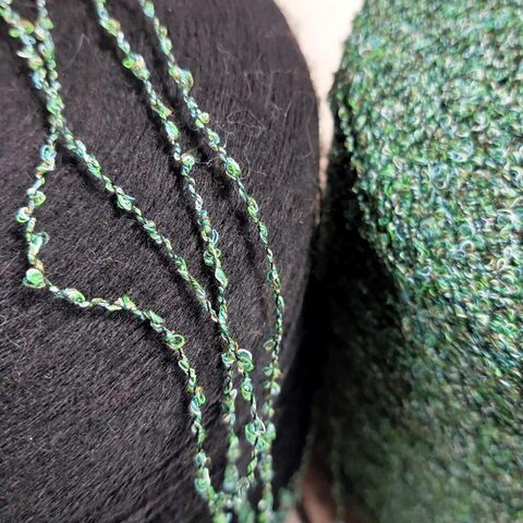 Букле п/а MANICOMIO 300 зеленый меланж