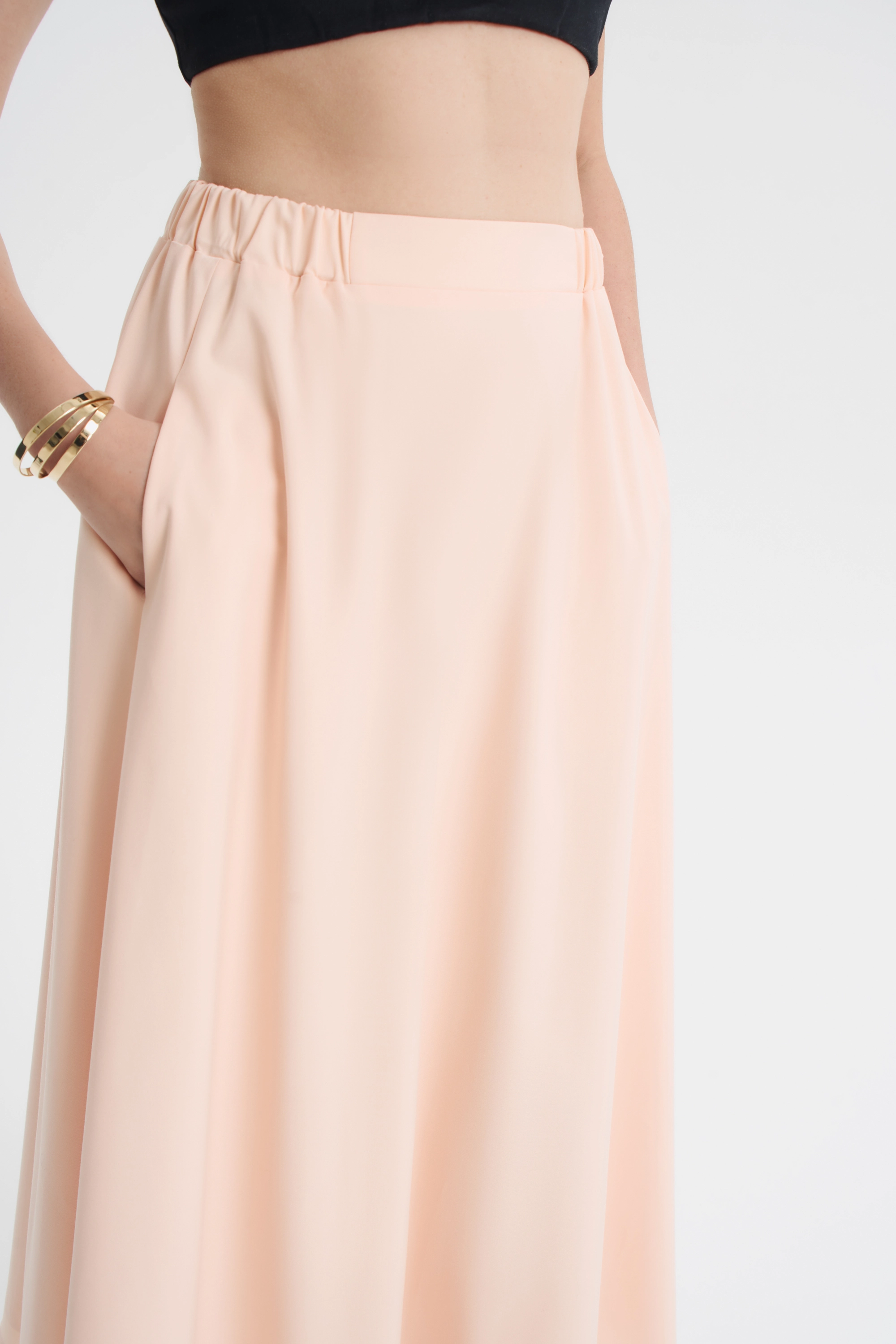 Юбка миди расклешенная