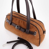 Сумка Саломея 361 эко-замша миндаль