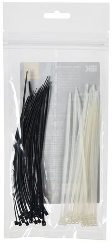 Набор хомутов 2,5х150 (25б. 25ч) (50шт/упак) IEK