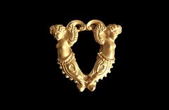 Силиконовый молд № 724 Архитектурный элемент с ангелами