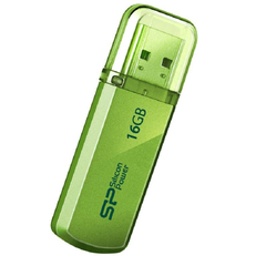 Флеш-память Silicon Power Helios 101 16GB USB 2.0, зеленый, алюминий