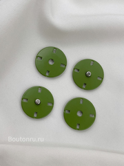 Кнопки пришивные зеленые