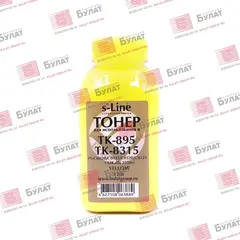Тонер БУЛАТ TK-895, TK-8315 для Kyocera FS-C8020, FS-C8525, TASKalfa 2550ci (Жёлтый, банка 120 г) BAMTFS8020080