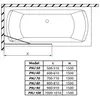 Radaway 10001100-54-56 Idea Black PNJ II 100 Frame черный