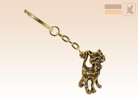 брелок Кот с бантиком