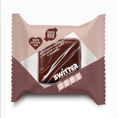 Шоколадное пирожное без сахара с фундуком и катаифи Switter 85 г