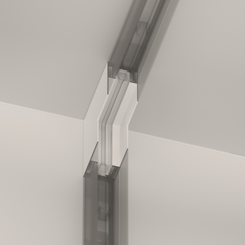 Угловой коннектор внутренний для магнитного шинопровода Maytoni Technical TRA004ICL-21W белый