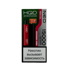 Одноразовая электронная сигарета HQD Neo 15000 - Клубника Киви (15000 затяжек)