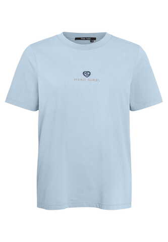 Marc Aurel Футболка из хлопка с сертификацией BCI с вышивкой и стразами. Эко-линейка