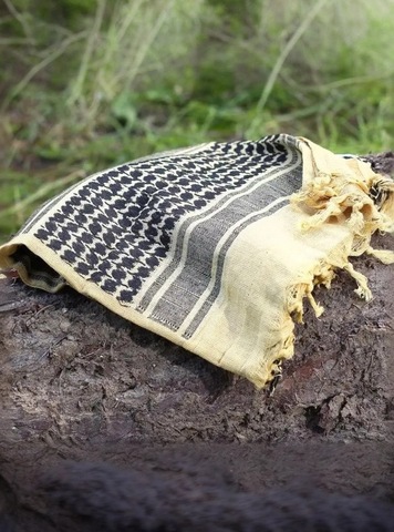 Картинка арафатка Skully Wear MZ-552 a6 (слоновая кость) - 5