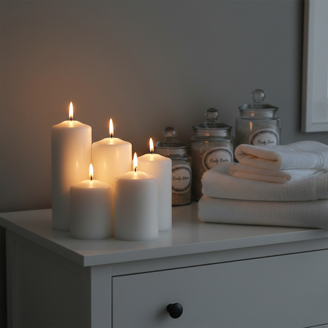 Набор свечей Gubbo (в наборе 5 свечей), парафин