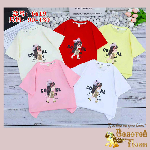 Футболка хлопок д (1-6) 260119-SL6095