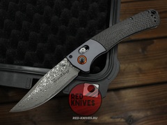 Нож Benchmade Crooked River Carbon A+++ GRAY Damascus