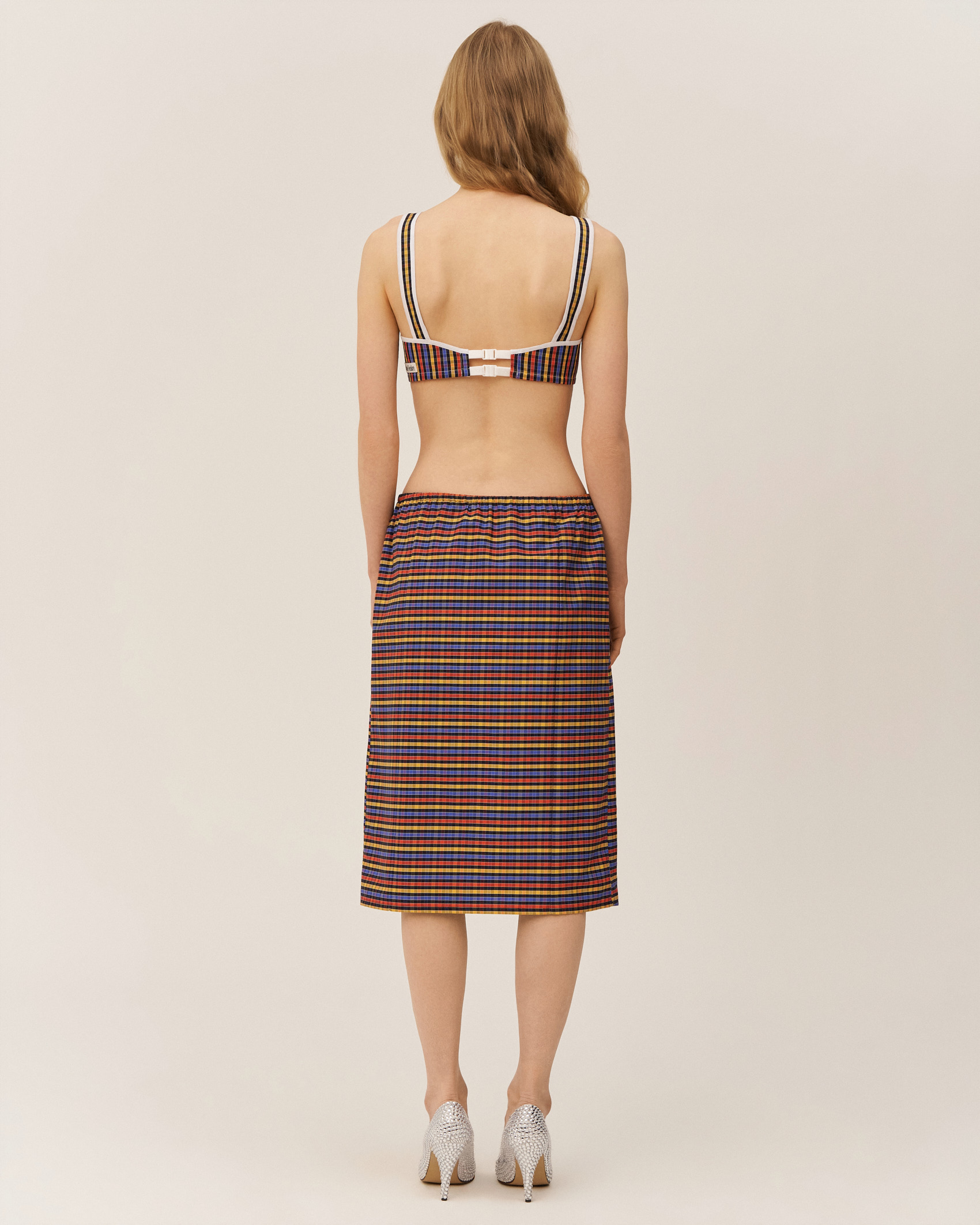 Юбка миди на резинке