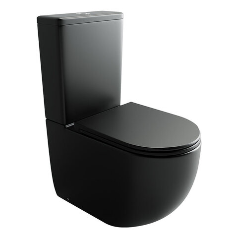 Ceramica Nova CN4001TMB Напольный пристенный унитаз Metropol смыв Торнадо черный матовый CN4001TMB