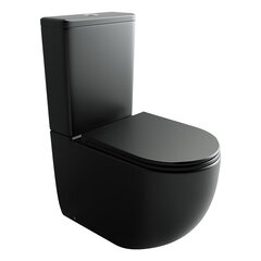 Ceramica Nova CN4001TMB Напольный пристенный унитаз Metropol смыв Торнадо черный матовый CN4001TMB фото