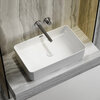 Ceramica Nova Element CN6065 Умывальник чаша накладная прямоугольная, 60.5x38.5, цвет: белый
