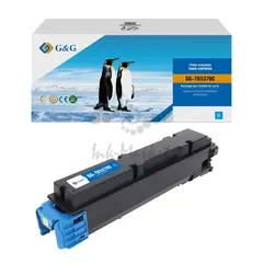 Тонер-картридж G&G, аналог Kyocera TK-5370C голубой 5k с чипом