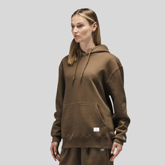 Толстовка Alpha Industries Essential Hoodie Espresso (Темно-коричневая)