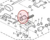 Приводной ролик ремня подачи бумаги Ricoh ROLLER - PAPER FEED BELT B3872113
