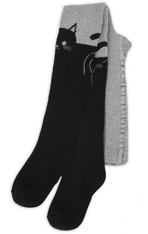 Махровые колготки с кошечками RuSocks