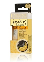 EVELINE Маска для губ BANANA COCKTAIL  Питательная JUICY KISSES 12мл