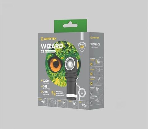 Фонарь Armytek Wizard C2 Magnet USB White