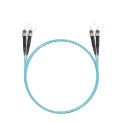 Патч Корд Оптоволоконный ST/UPC-ST/UPC MM OM3 50/125 Duplex 3.0мм 1 м