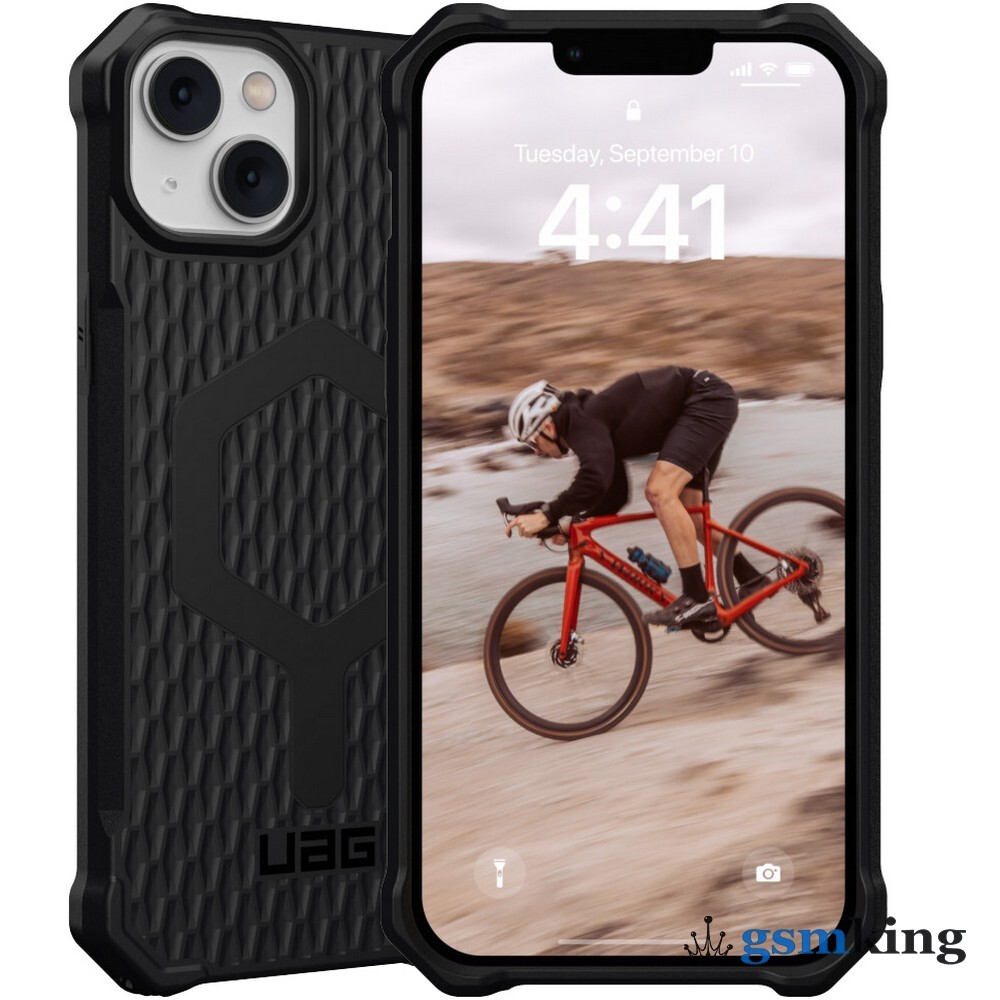 Чехол UAG Essential Armor with MagSafe Series Case for Apple iPhone 14 Plus  Black (Чёрный) 114090114040 - цена 3450.0 ₽.