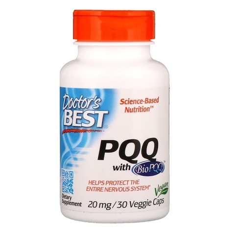 Doctor's Best, PQQ с BioPQQ, 20 мг, 30 вегетарианских капсул