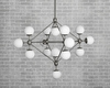 Люстра Modo Chandelier 15 Globes Chrome