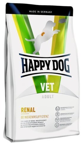 купить Happy Dog VET Diet Renal сухой корм для собак всех пород при заболевании почек 4 кг