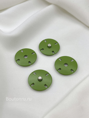 Кнопки пришивные зеленые