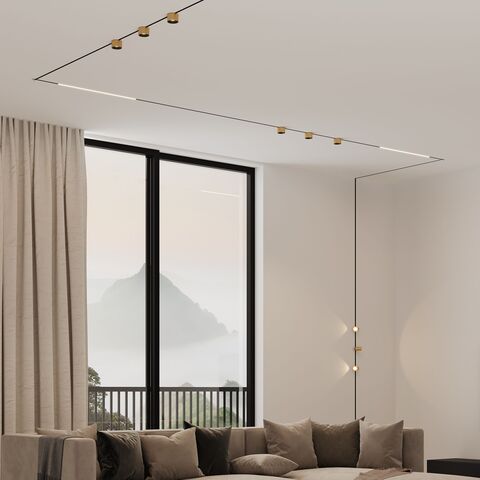 Магнитный трековый светильник Elektrostandard Mini Magnetic 5W 3000K 85206/01 латунь/черный